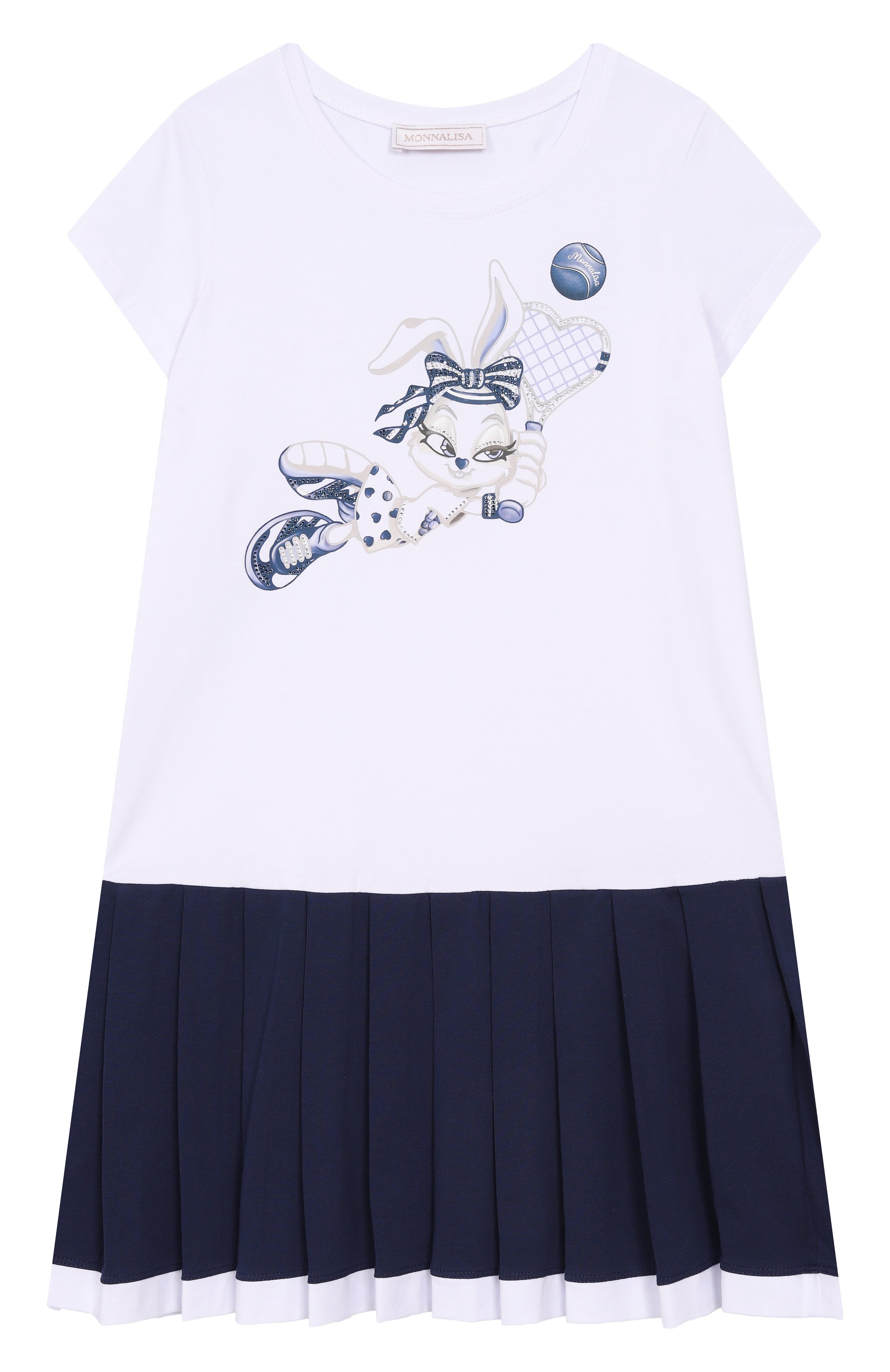 Хлопковое платье MONNALISA, арт. 19E916, фото 1