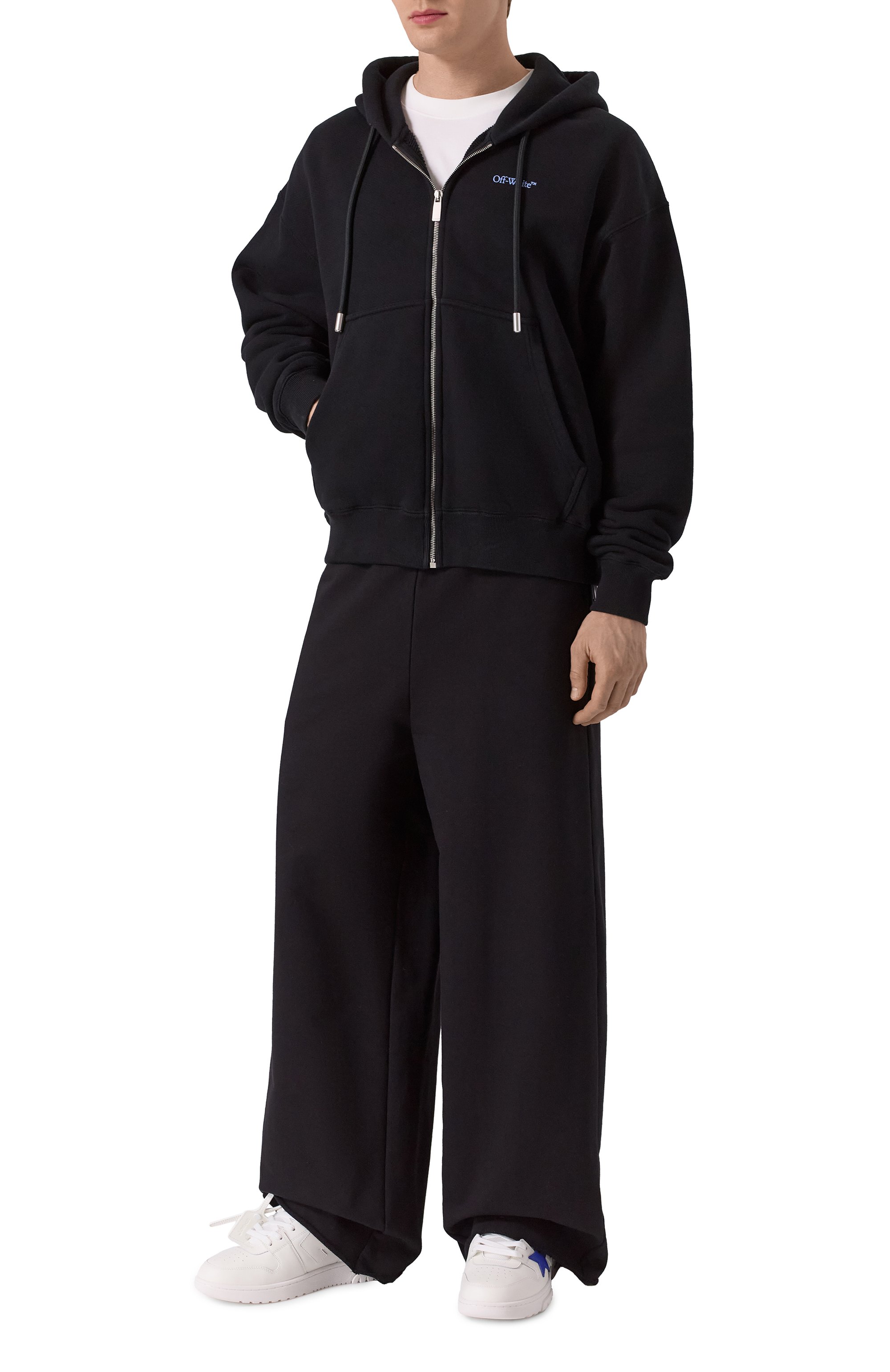 Комбинированные кеды out of office OFF-WHITE, арт. 0MIA189S25LEA00D, фото 2