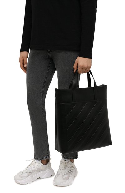 Кожаная сумка-тоут OFF-WHITE, арт. 0MNA151F21LEA001, фото 2