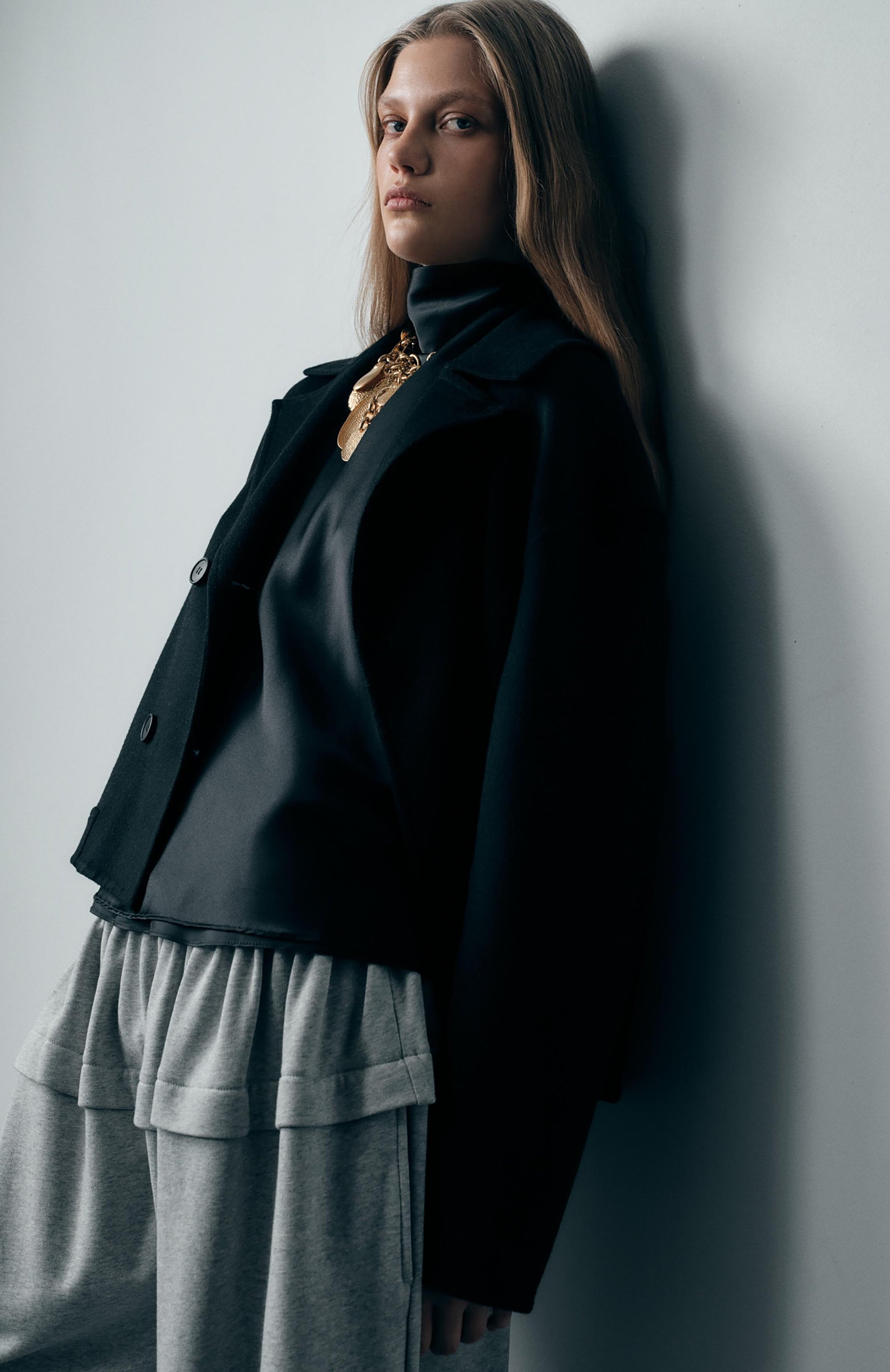 Кашемировое полупальто MVST, арт. M25.1PW.0007/BLACK, фото 6