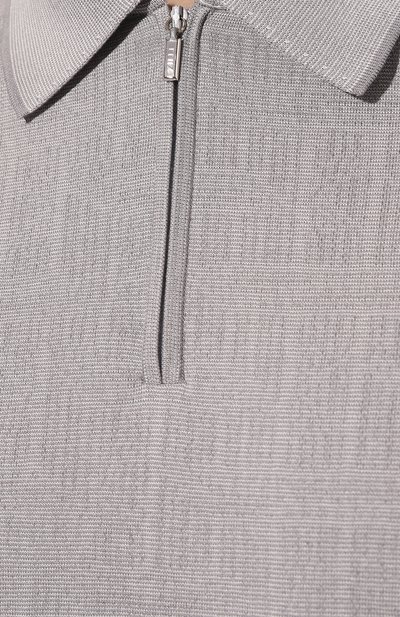 Поло из хлопка и шелка ZILLI, арт. MBZ-PZ112-REGI1/MC01, фото 5