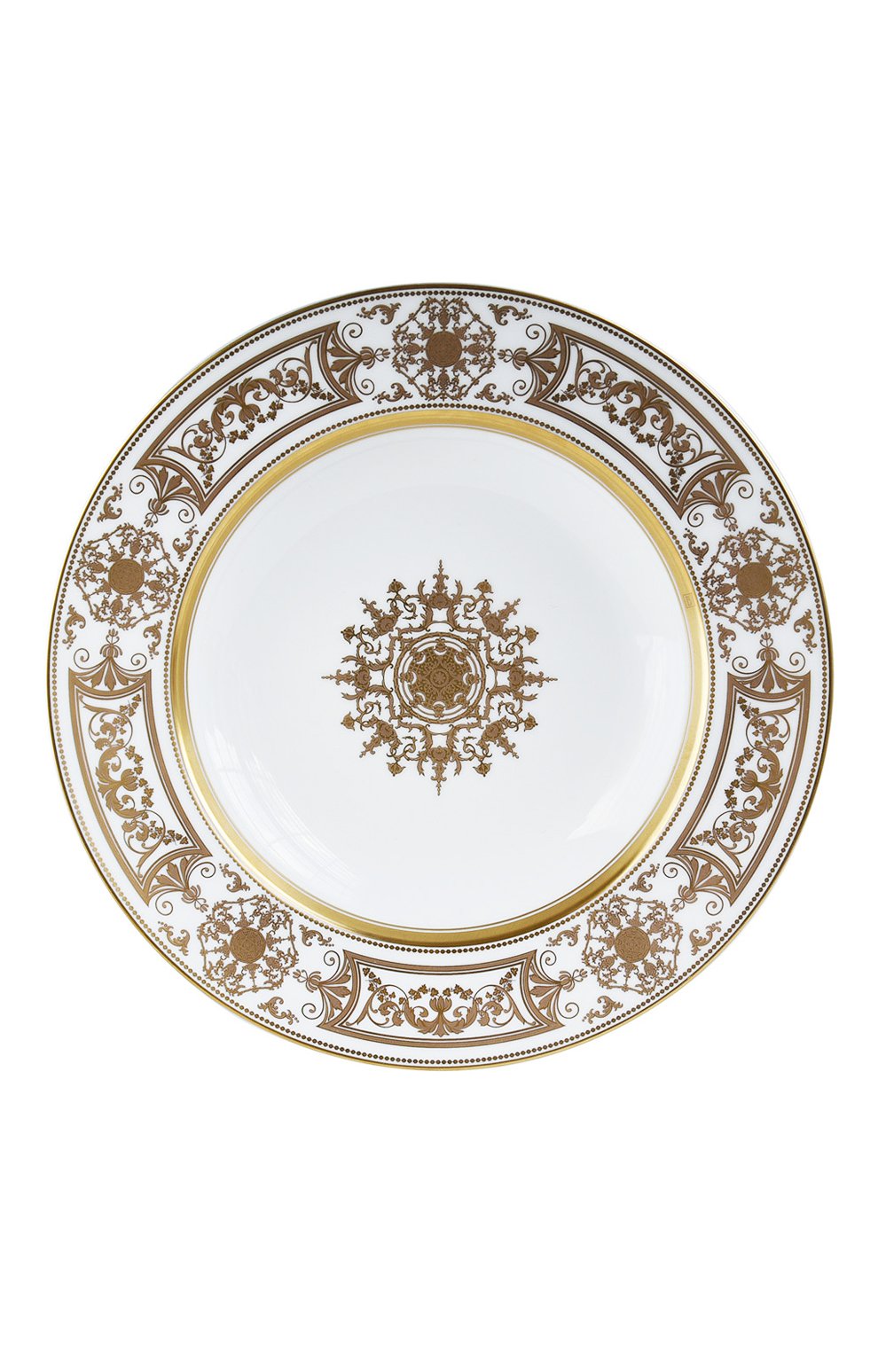 Тарелка суповая aux rois or BERNARDAUD золотого цвета по цене 43150 руб., арт. 1847/23, фото 1 Тарелка суповая aux rois or BERNARDAUD, арт. 1847/23, фото 1