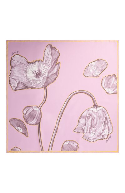 Шелковый платок BURBERRY, арт. 8108328, фото 4