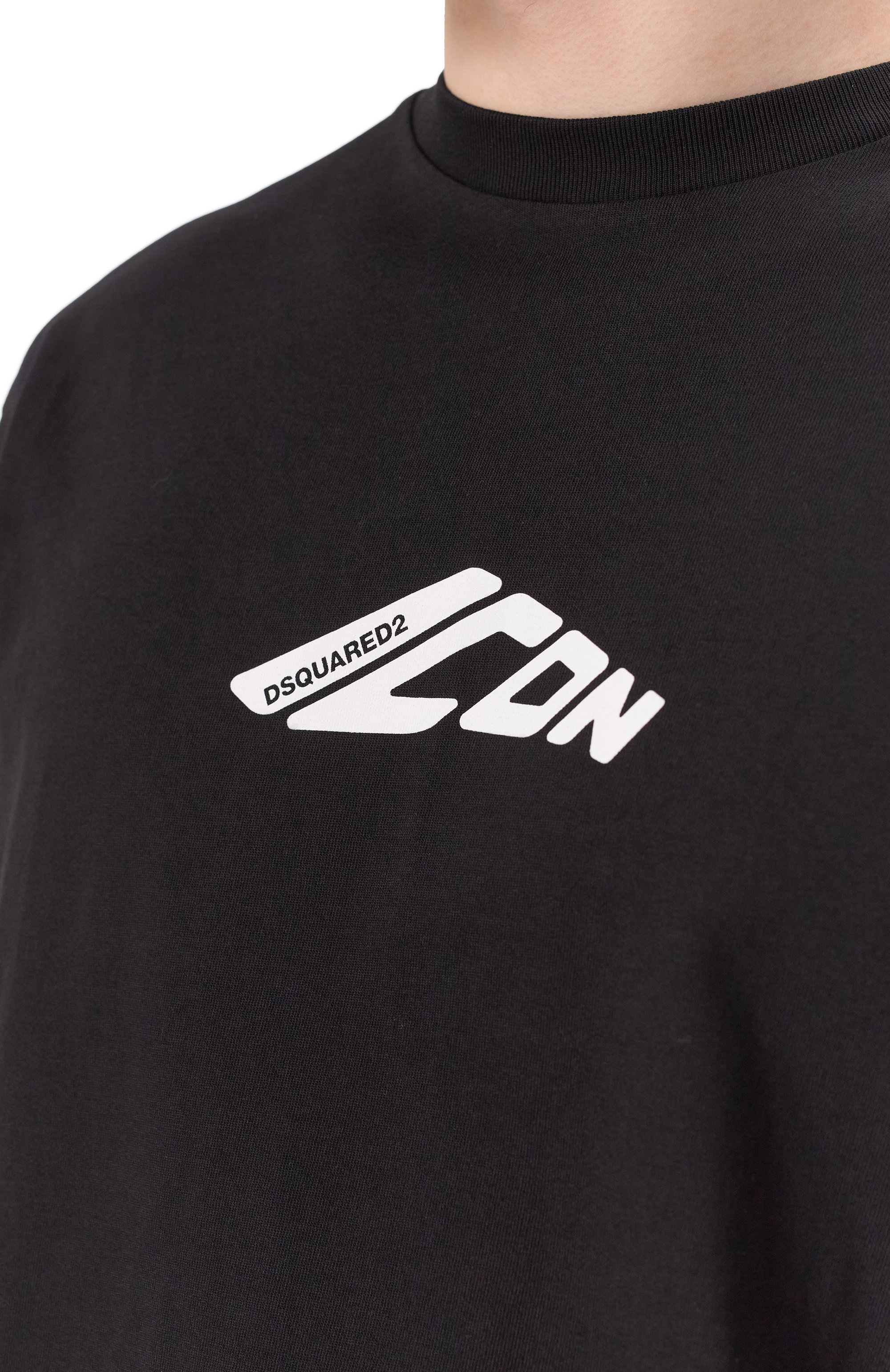 Хлопковая футболка DSQUARED2, арт. S79GC0096/D20033, фото 5
