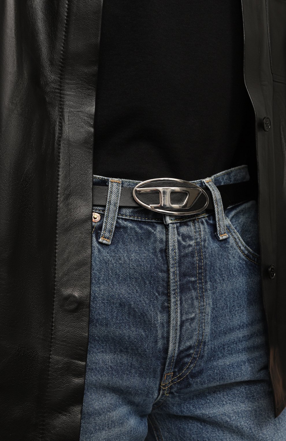 Кожаный ремень DIESEL, арт. X08889/P1245, фото 2