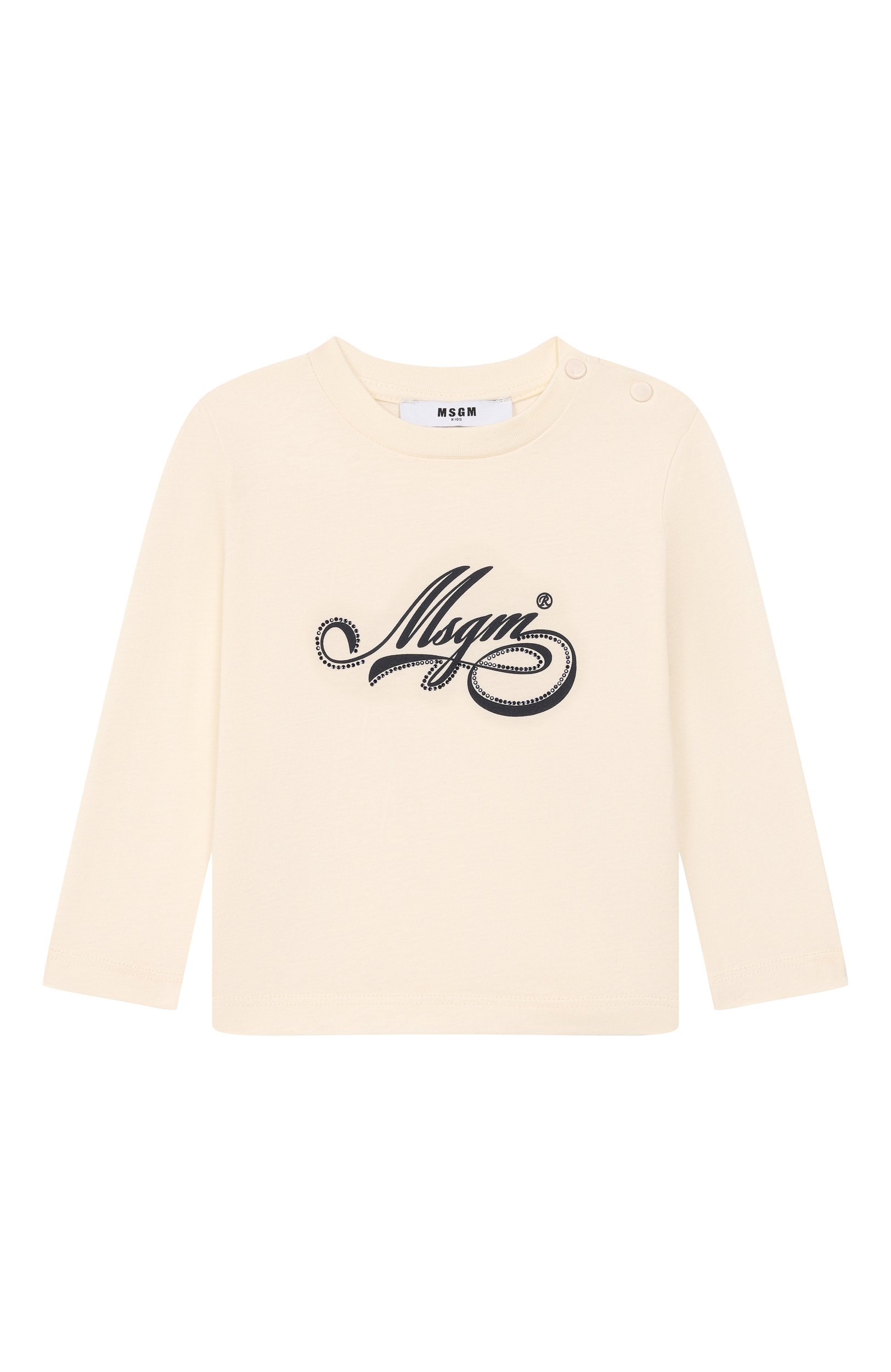 Хлопковый лонгслив MSGM KIDS, арт. F6MSNGTH330, фото 1