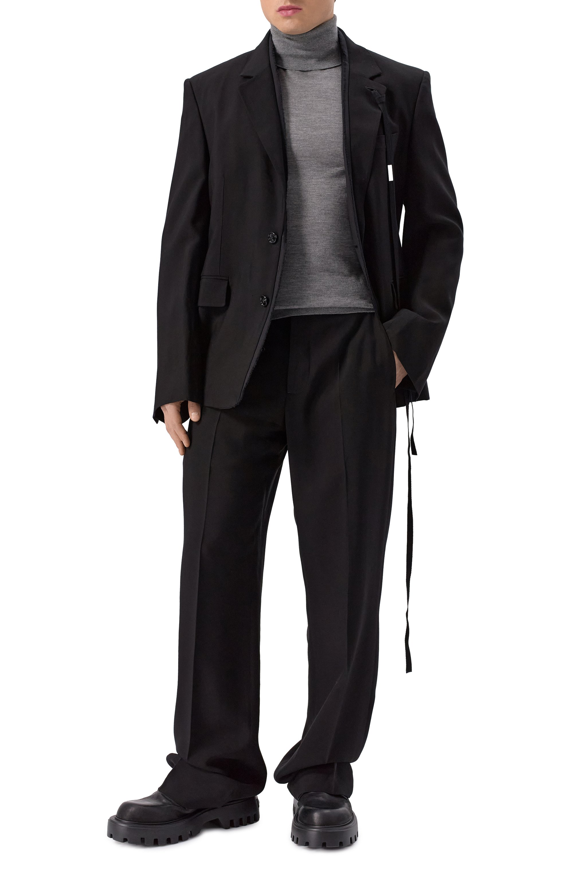 Пиджак из вискозы ANN DEMEULEMEESTER, арт. B0012444/FA558, фото 2