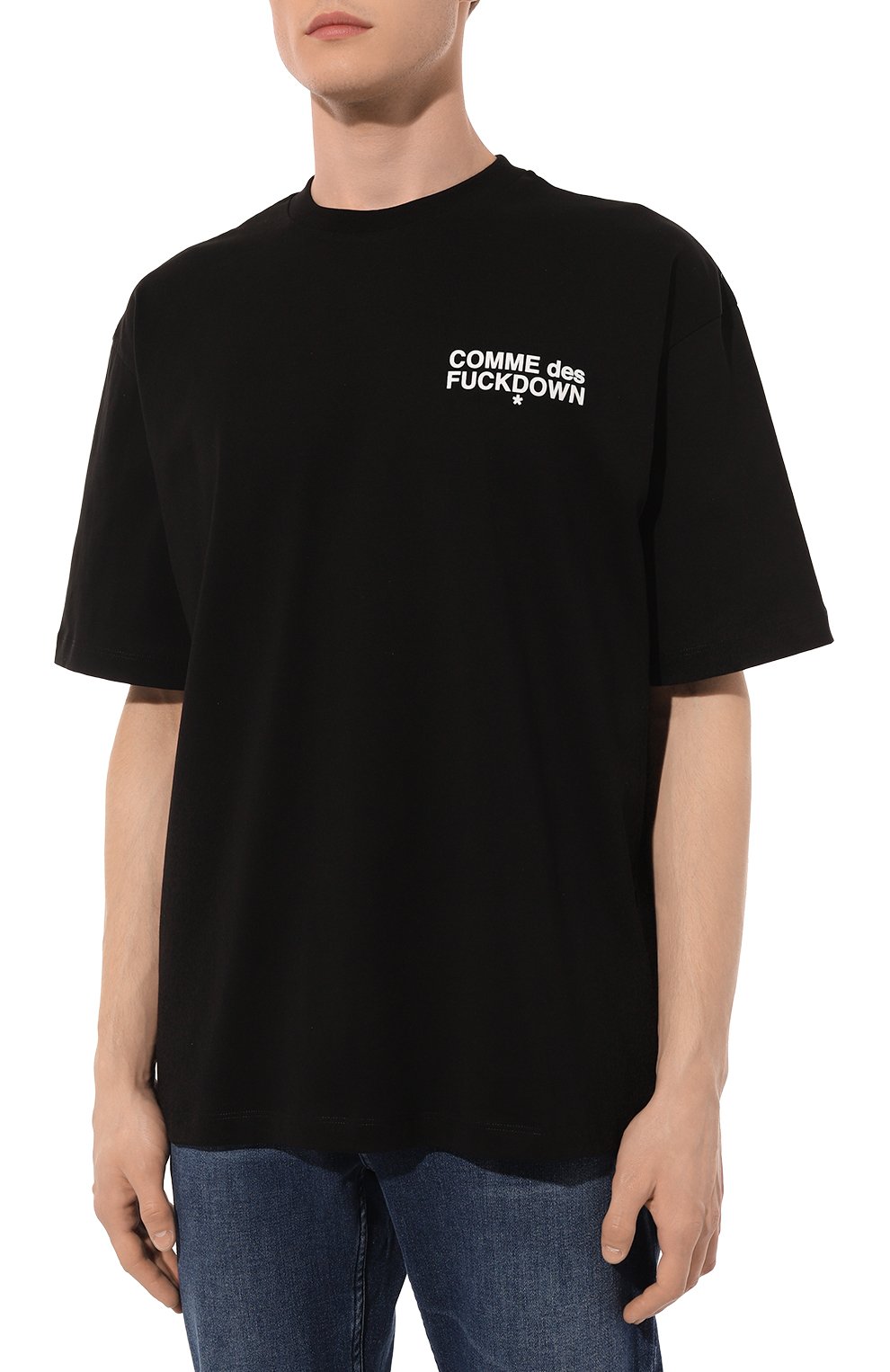Хлопковая футболка COMME DES FUCKDOWN, арт. CFABM01366, фото 3