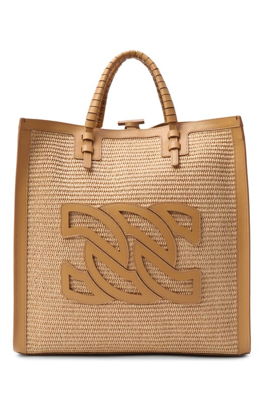 Сумка-тоут Beaurivage Casadei 3W379V0000/BEAUR Бежевый 3W379V0000/BEAUR