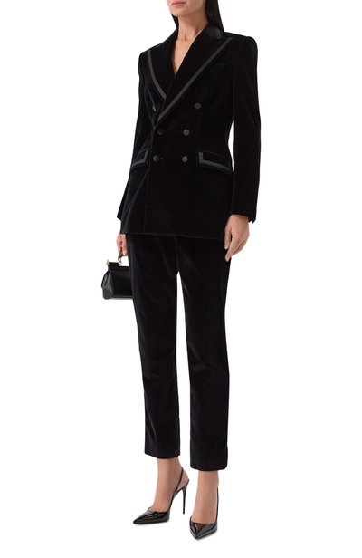 Бархатный жакет DOLCE & GABBANA, арт. F2JAWT/FUVG7, фото 2