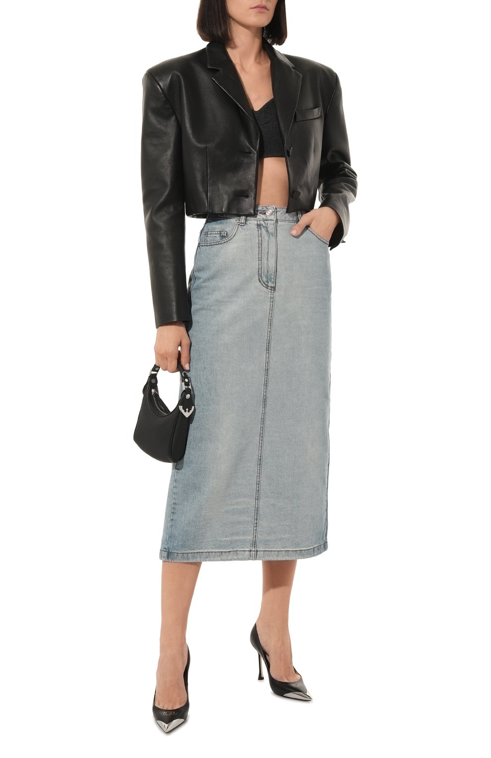 Кожаные туфли N21, арт. 23ECPXNV15006/PUMP, фото 2