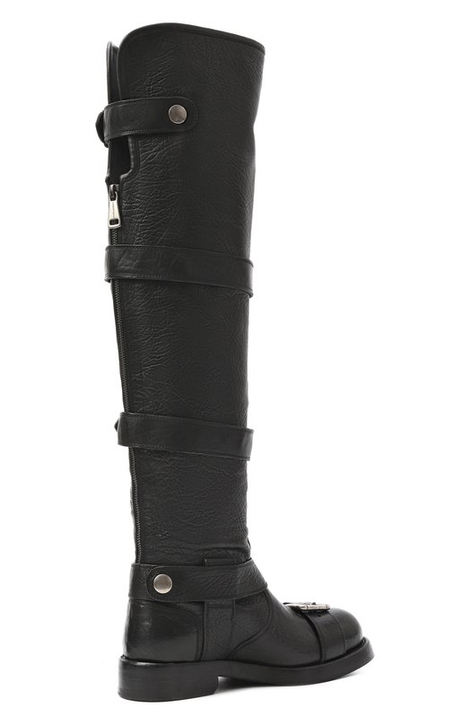 Кожаные ботфорты Bernini Dolce & Gabbana CU1239/AW352 Чёрный  CU1239/AW352 Фото 5