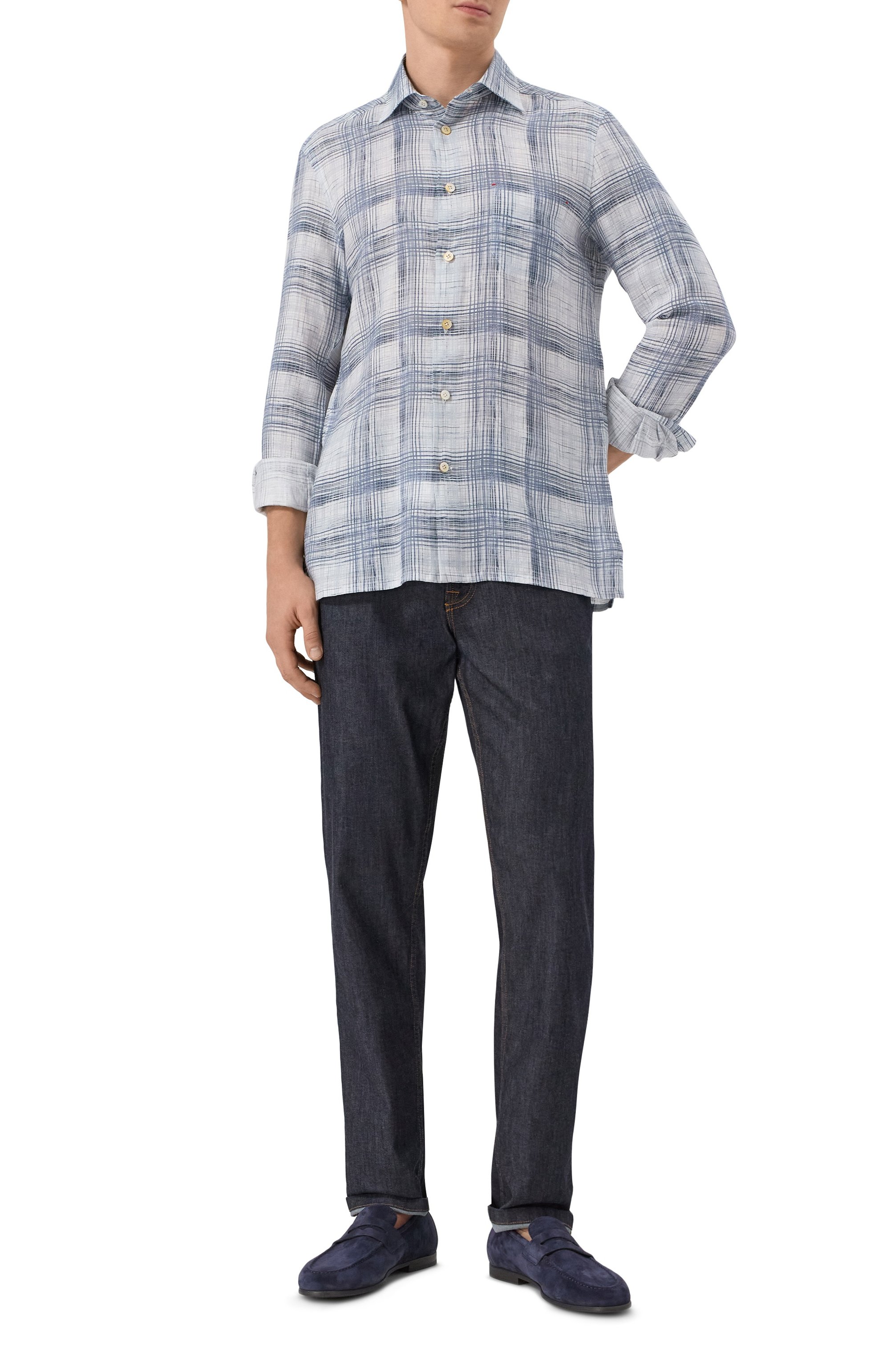 Замшевые пенни-лоферы CANALI, арт. 661210E/RB01107, фото 2