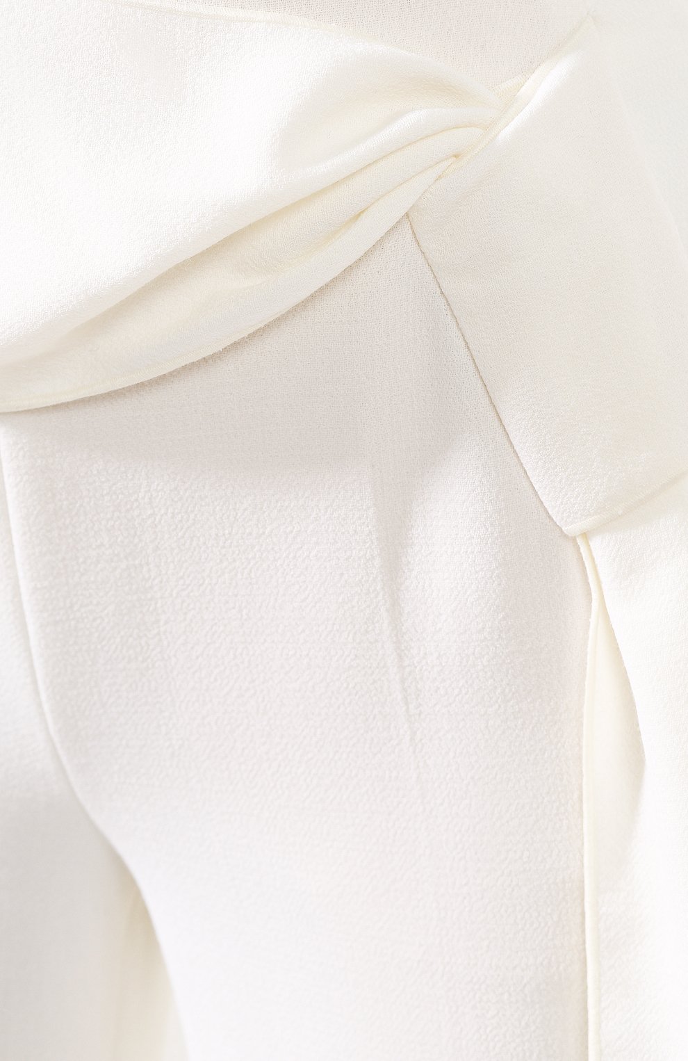Шелковые брюки ROLAND MOURET белого цвета по цене 93950 руб., арт. PS20/S0855/F4044, фото 5 Шелковые брюки ROLAND MOURET, арт. PS20/S0855/F4044, фото 5