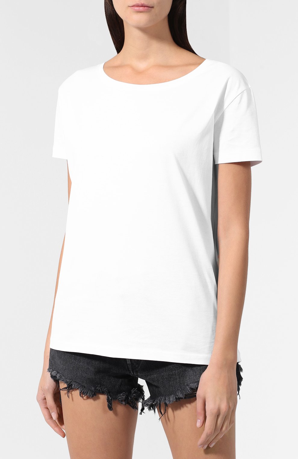 Хлопковая футболка с круглым вырезом ACNE STUDIOS, арт. 15F171/W, фото 3