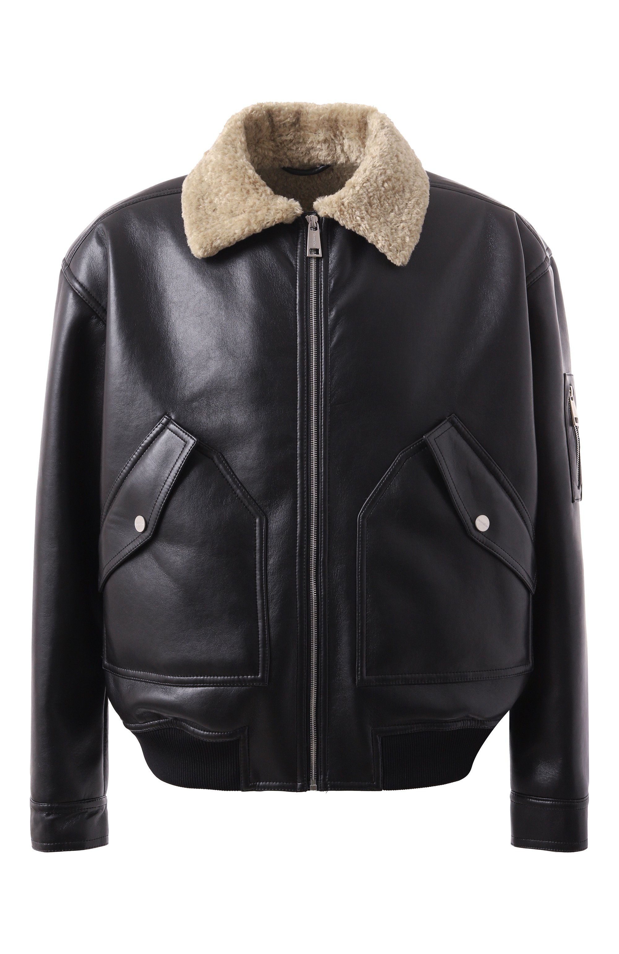 Бомбер из экокожи NANUSHKA, арт. NM24FWJK02168, фото 1