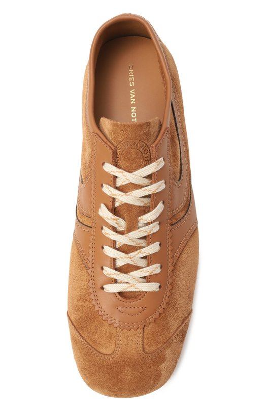 Замшевые кеды Dries Van Noten 021727-126-712 Коричневый  021727-126-712 Фото 6