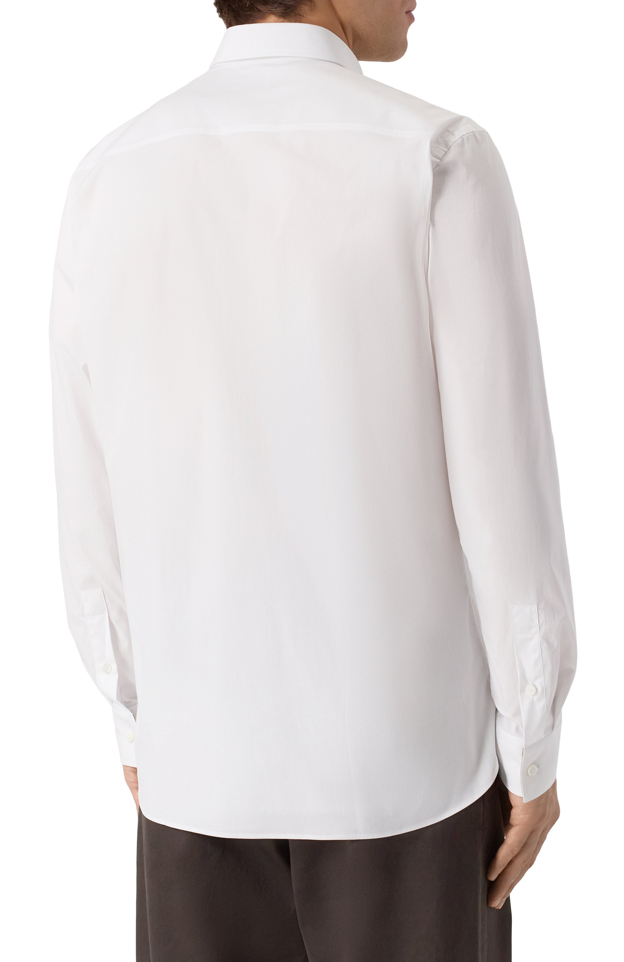 Хлопковая рубашка BURBERRY, арт. 8071465, фото 4