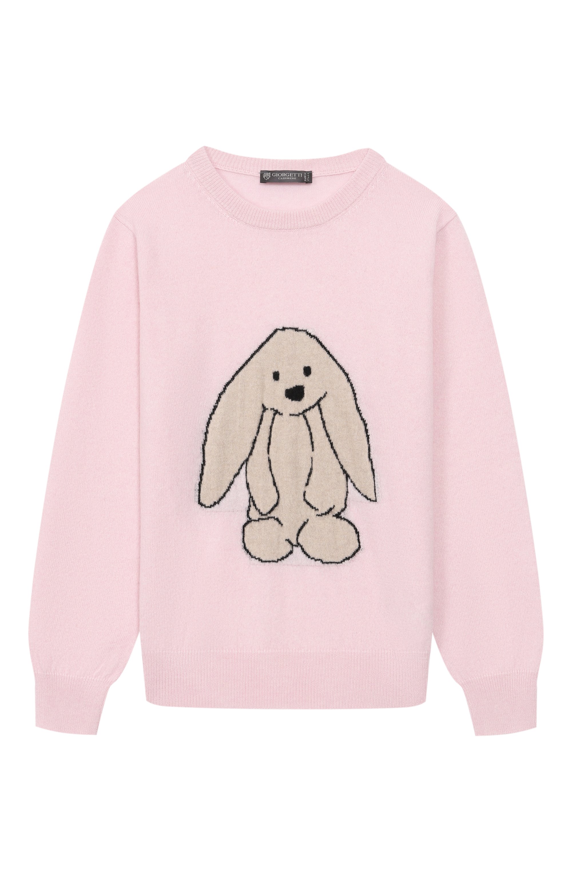 Кашемировый пуловер GIORGETTI CASHMERE светло-розового цвета по цене 46550 руб., арт. MB2067/8A-14A, фото 1 Кашемировый пуловер GIORGETTI CASHMERE, арт. MB2067/8A-14A, фото 1