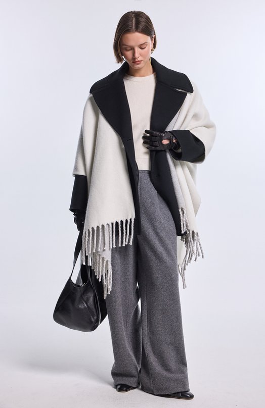 Шерстяной свитер Balenciaga 769297/T1675 Кремовый  769297/T1675 Фото 6