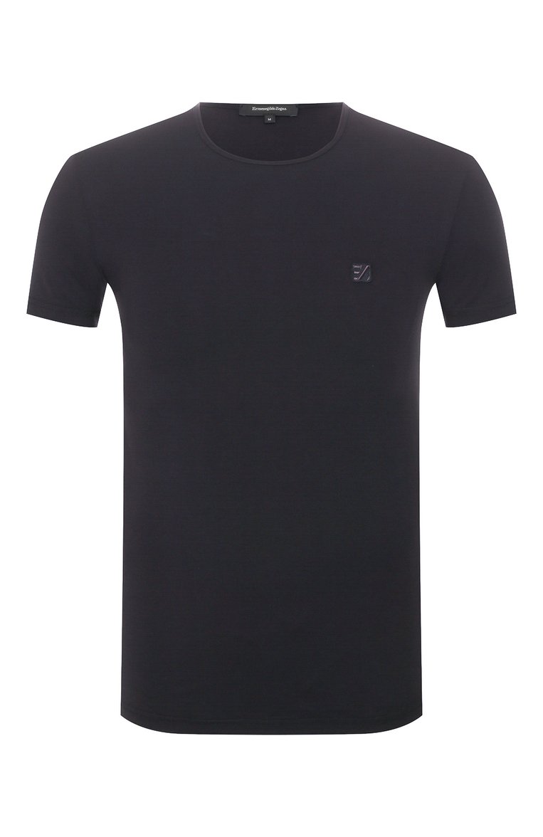 Хлопковая футболка с круглым вырезом ZEGNA, арт. N2M200010, фото 1