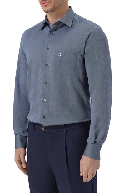 Рубашка из хлопка и льна STEFANO RICCI, арт. MC008361/R3165, фото 3