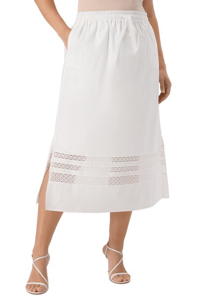 Хлопковая юбка MARINA RINALDI VOYAGE, арт. GETTATA, фото 3