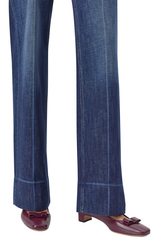 Кожаные туфли Vara Ferragamo 01K520/785561 Бордовый  01K520/785561 Фото 2