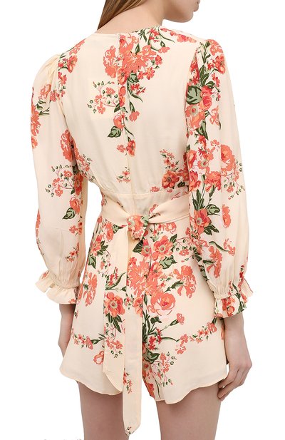 Комбинезон из вискозы FAITHFULL THE BRAND розового цвета по цене 26700 руб., арт. FF1622-MGF, фото 4 Комбинезон из вискозы FAITHFULL THE BRAND, арт. FF1622-MGF, фото 4