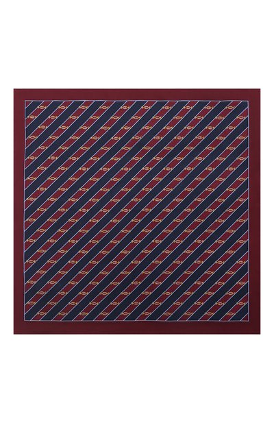 Шелковый платок GUCCI бордового цвета по цене 12000 руб., арт. 630520/4G001, фото 3 Шелковый платок GUCCI, арт. 630520/4G001, фото 3