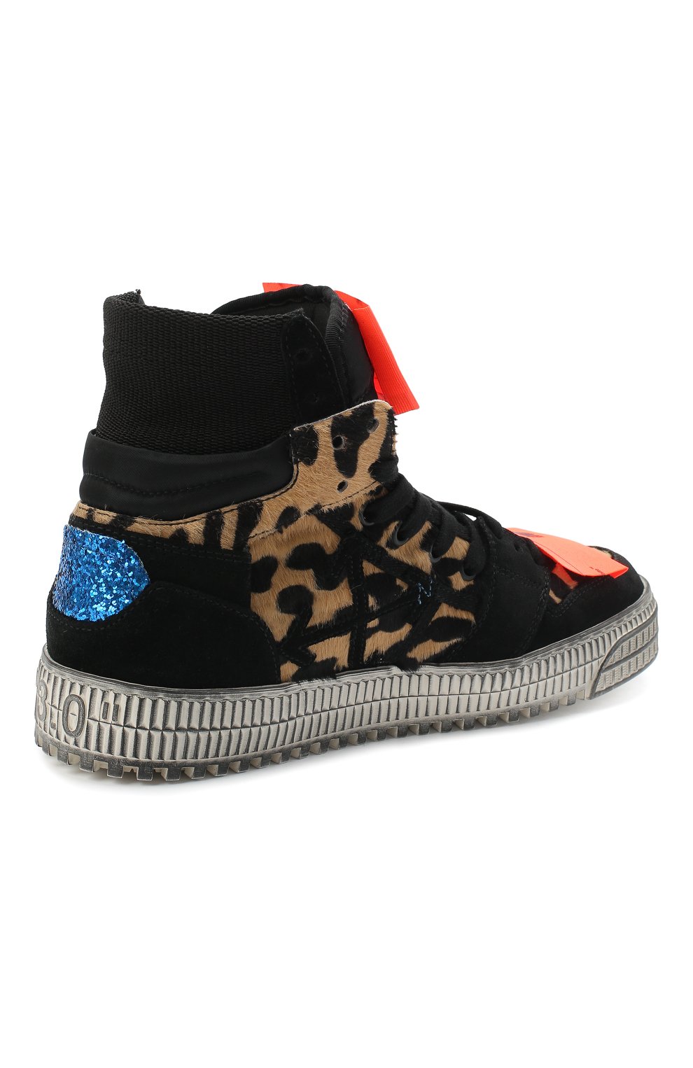 Комбинированные кеды off-court 3.0 OFF-WHITE леопардового цвета по цене 87700 руб., арт. 0WIA112E20LEA0026210, фото 4 Комбинированные кеды off-court 3.0 OFF-WHITE, арт. 0WIA112E20LEA0026210, фото 4