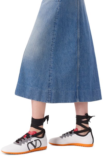 Кожаные кроссовки chromathon VALENTINO, арт. 6W2S0LL5/XBM, фото 3