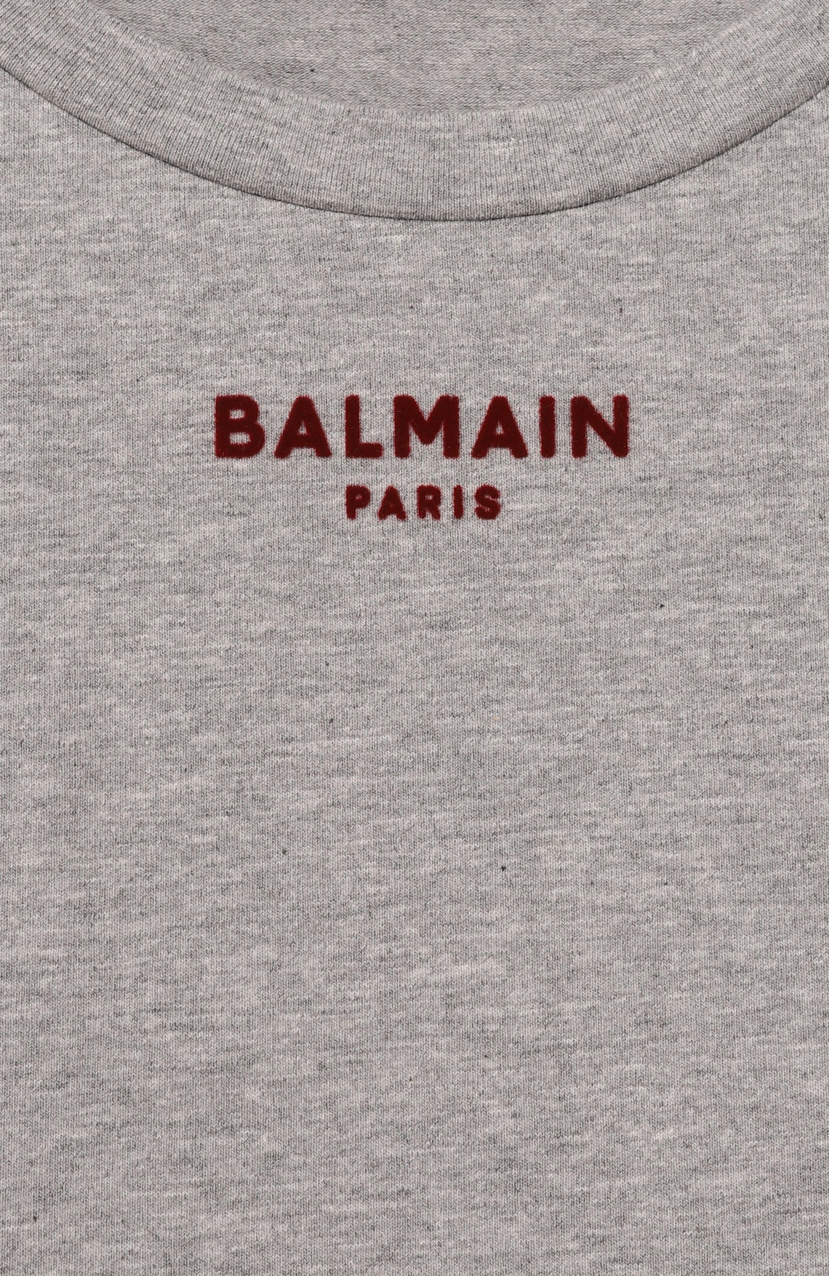 Хлопковый лонгслив BALMAIN, арт. BZ8A70, фото 3