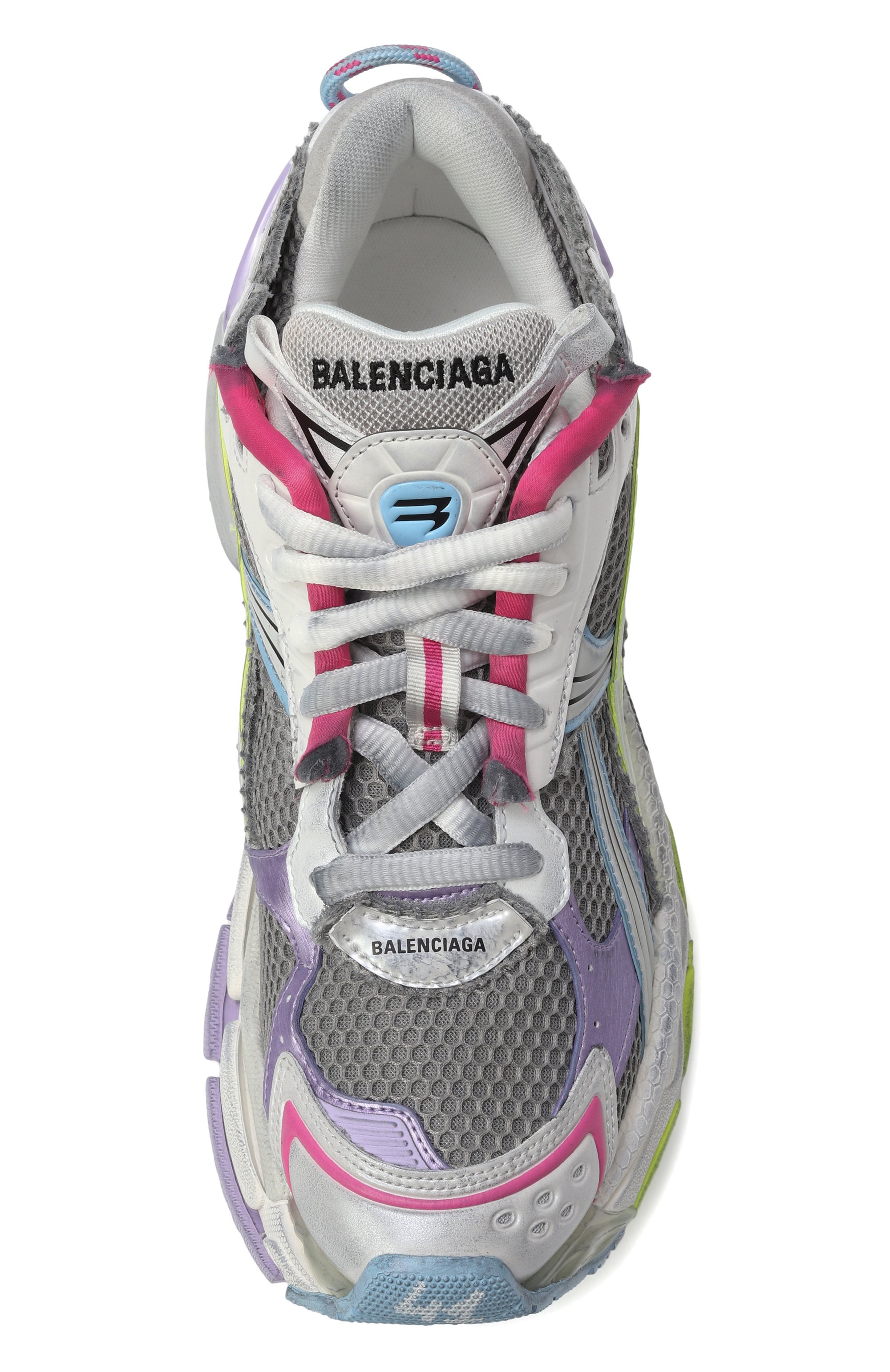 Комбинированные кроссовки runner BALENCIAGA, арт. 772767/W3RMU, фото 6