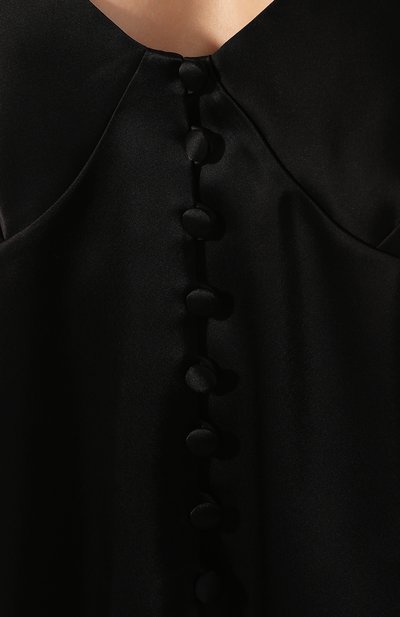Топ NANUSHKA, арт. ELIA_BLACK_SLIP SATIN, фото 5
