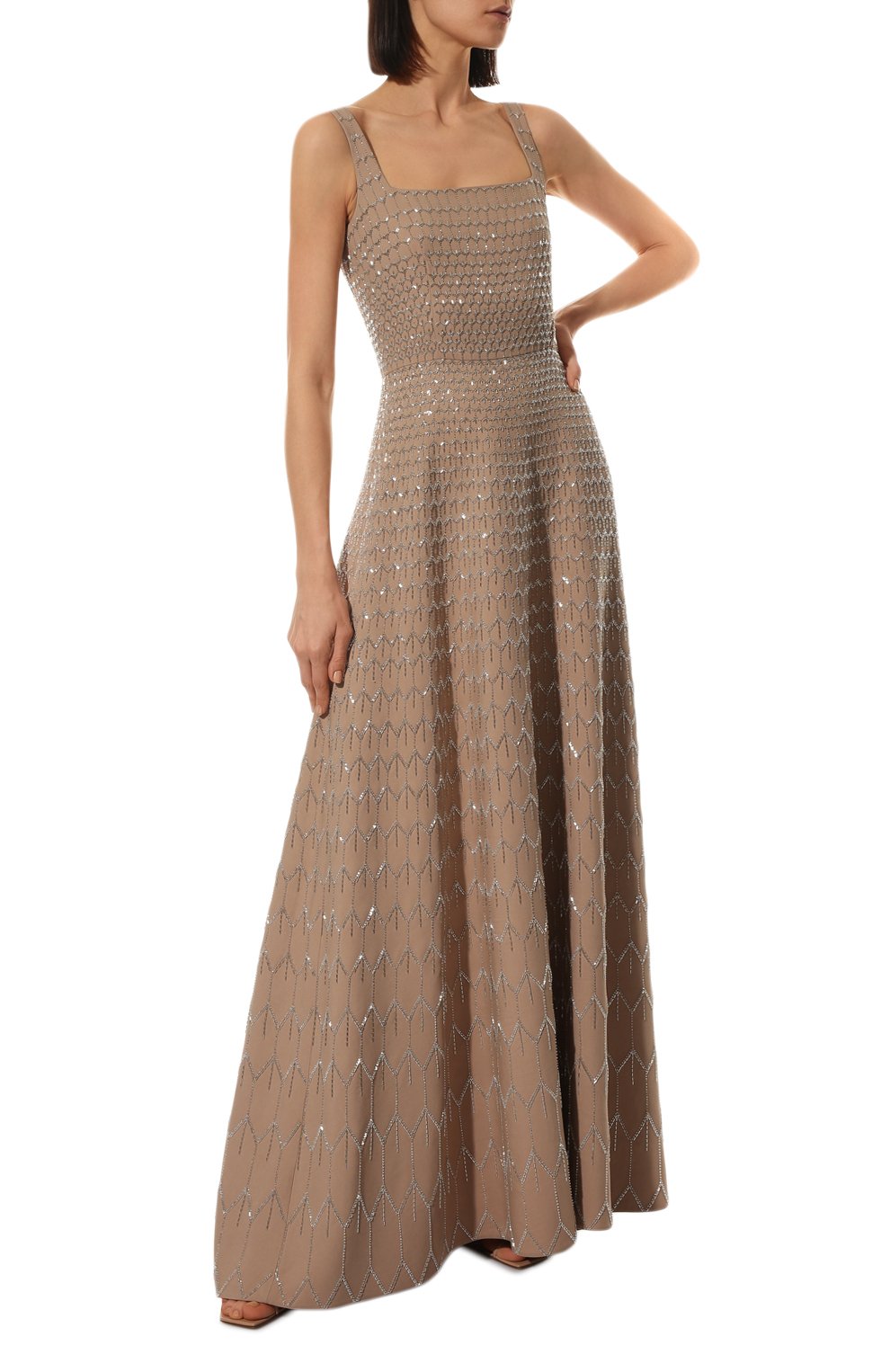Платье из шерсти и шелка VALENTINO, арт. XB3VDCN01CF, фото 2