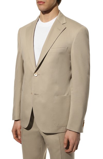 Костюм из хлопка и кашемира CORNELIANI, арт. 89NY76-2114105/92, фото 2