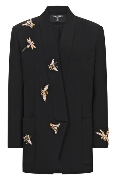 Женский жакет из вискозы BALMAIN, арт. HF1SJ165/PD58