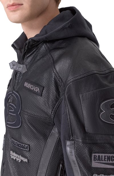 Кожаная куртка BALENCIAGA, арт. 830894/TSS01, фото 5