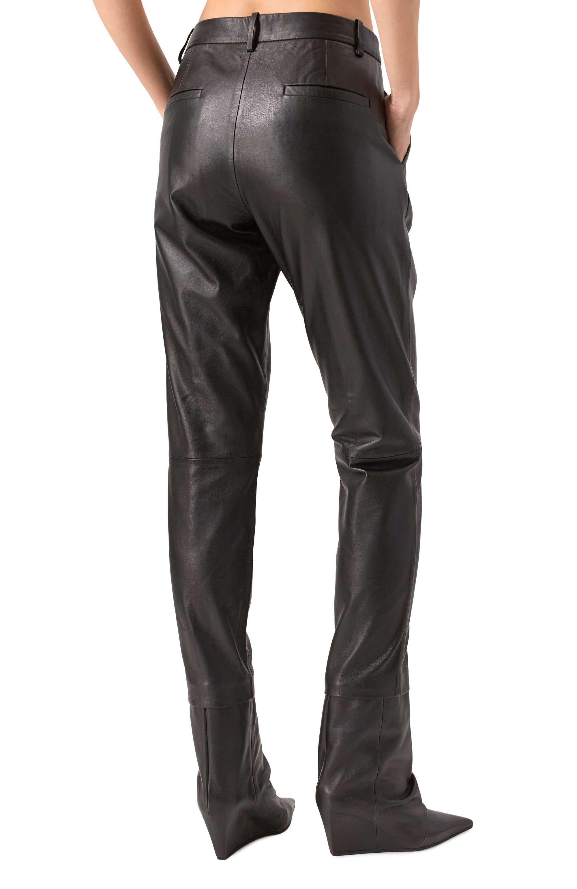 Кожаные брюки SEVENTY VENEZIA, арт. PT1301/380045, фото 4