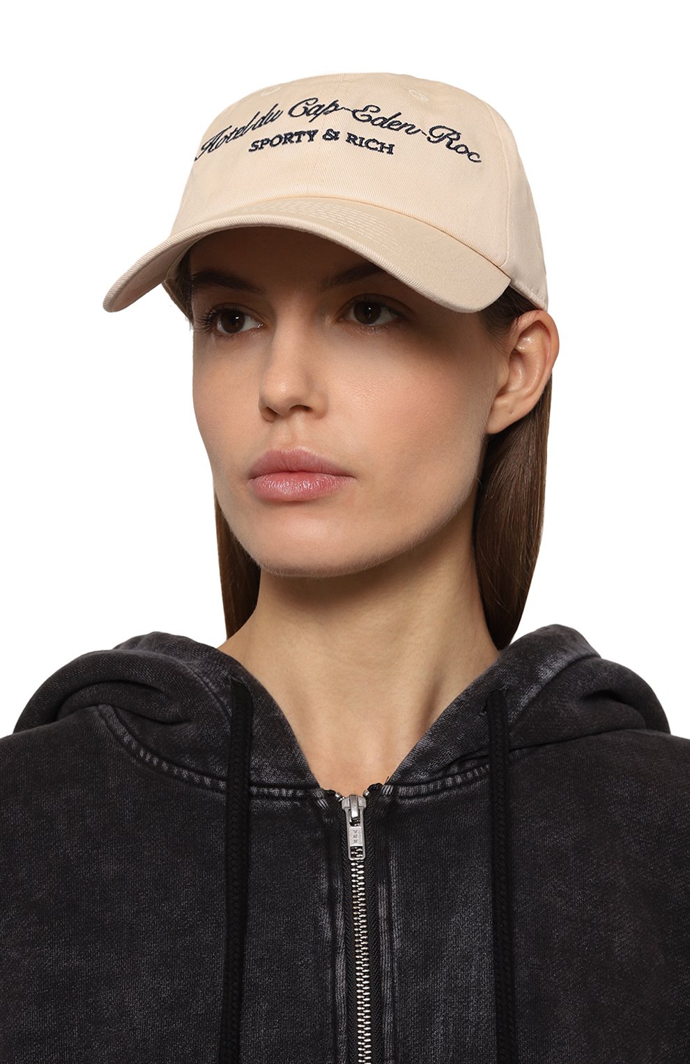 Хлопковая бейсболка sporty & rich х hotel du cap-eden-roc SPORTY AND RICH, арт. AC040501651CR01, фото 2