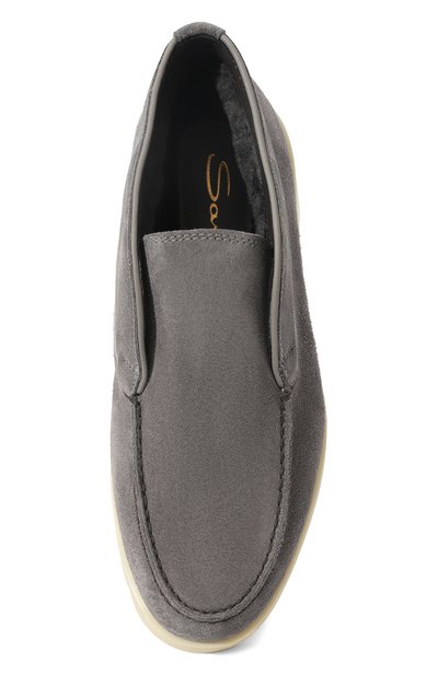 Замшевые ботинки SANTONI, арт. WUDR70765TIRASH5S50, фото 4