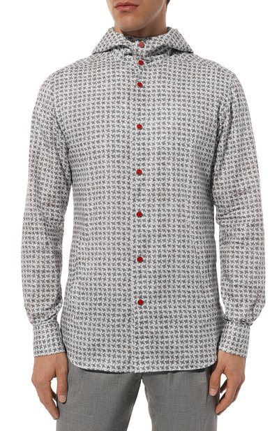 Хлопковая рубашка KITON, арт. UMCMARH08909, фото 3