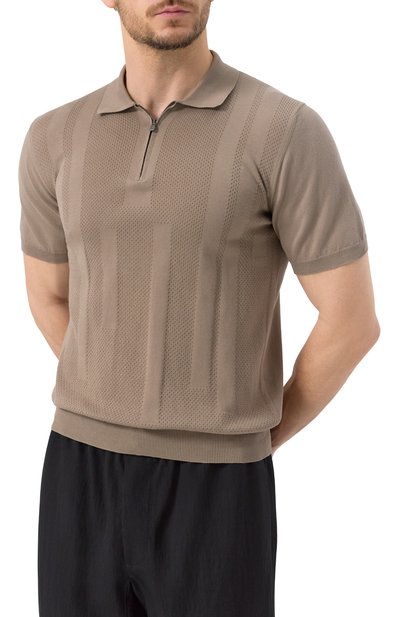 Хлопковое поло CORNELIANI, арт. 25M586-2525127, фото 3