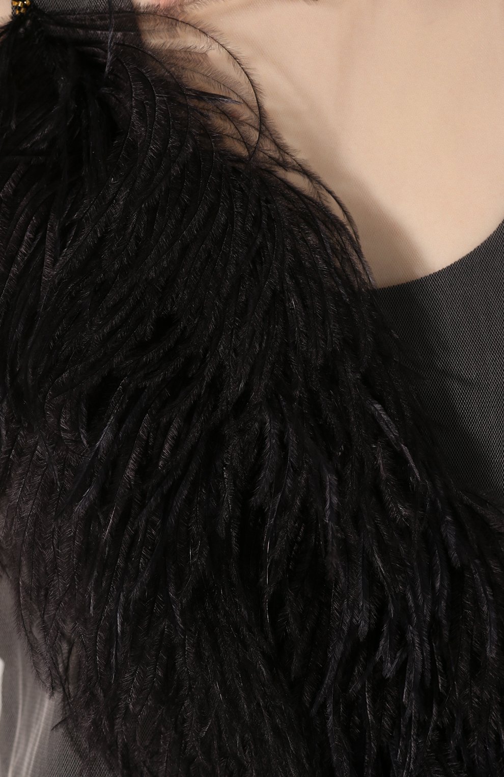 Топ с отделкой перьями DRIES VAN NOTEN, арт. 201-38632-9305, фото 5