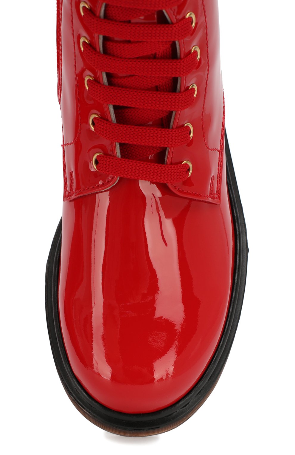 Кожаные ботинки MISSOURI красного цвета по цене 21150 руб., арт. 4751N/31-34, фото 4 Кожаные ботинки MISSOURI, арт. 4751N/31-34, фото 4