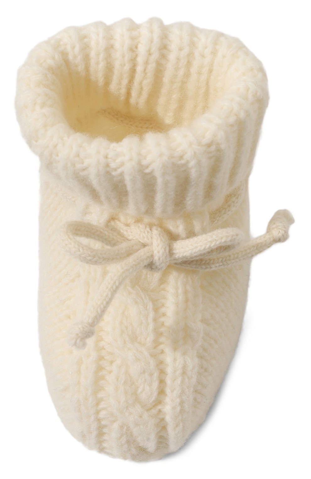 Кашемировые пинетки WOOL AND COTTON кремового цвета по цене 6240 руб., арт. KMLPA, фото 4 Кашемировые пинетки WOOL AND COTTON, арт. KMLPA, фото 4