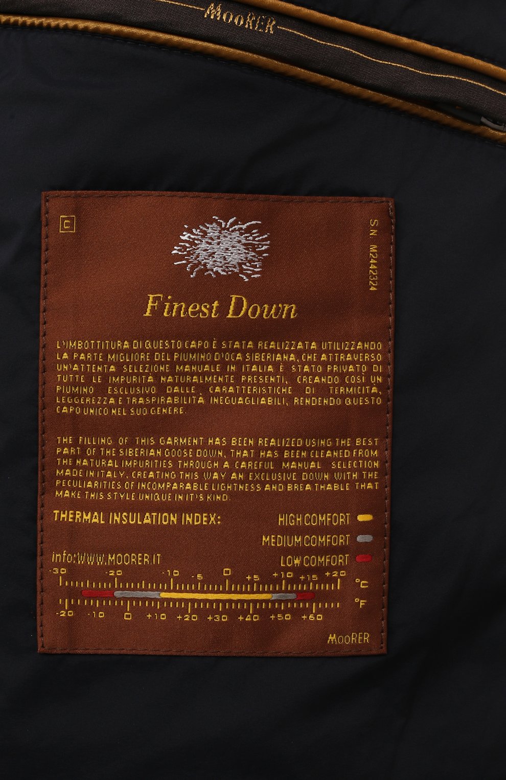 Пуховый бомбер brigno-bab MOORER, арт. BRIGN0/BAB, фото 6