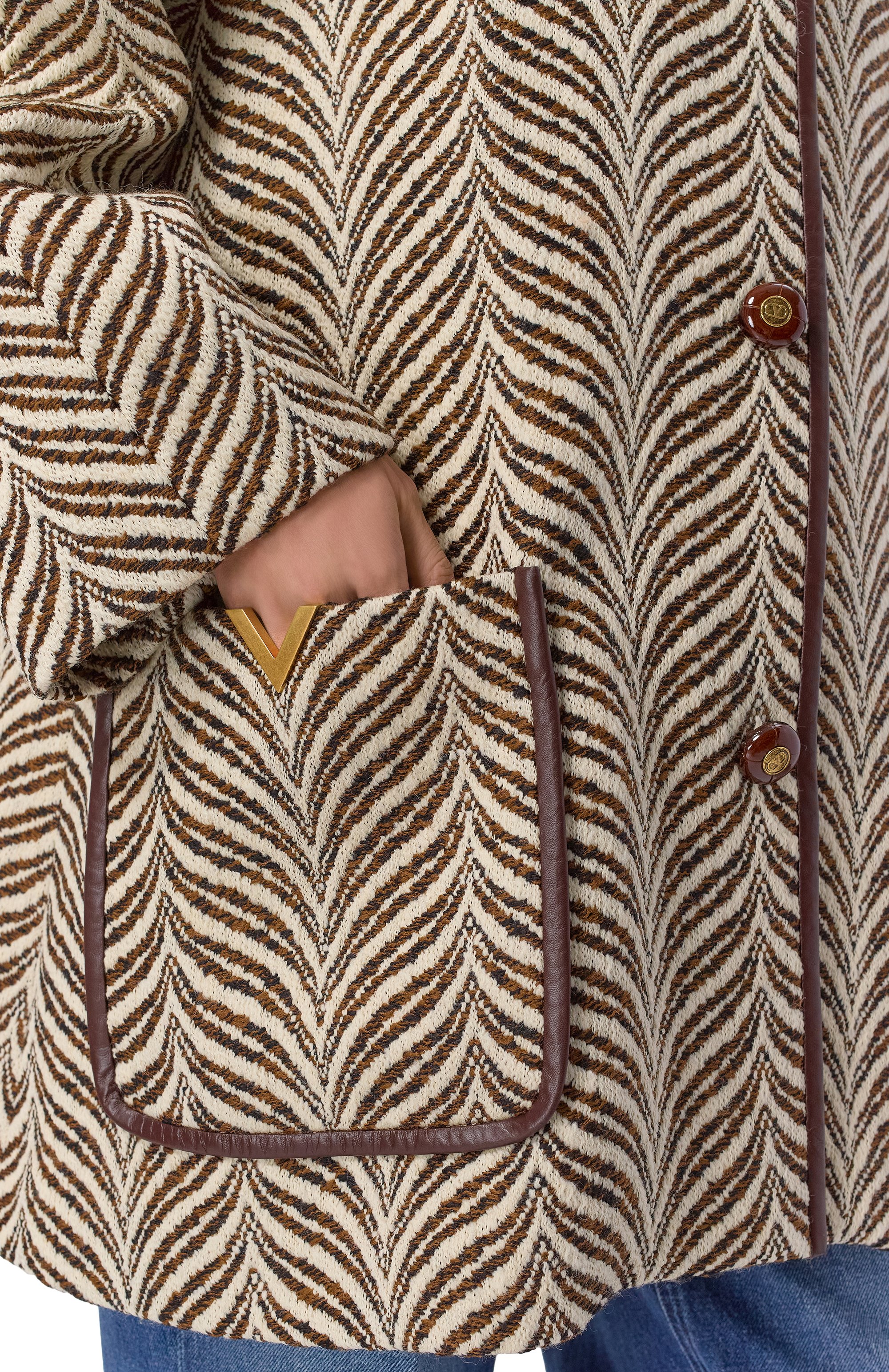 Шерстяное пальто VALENTINO, арт. 8B3CJ3Z7/9RF, фото 5