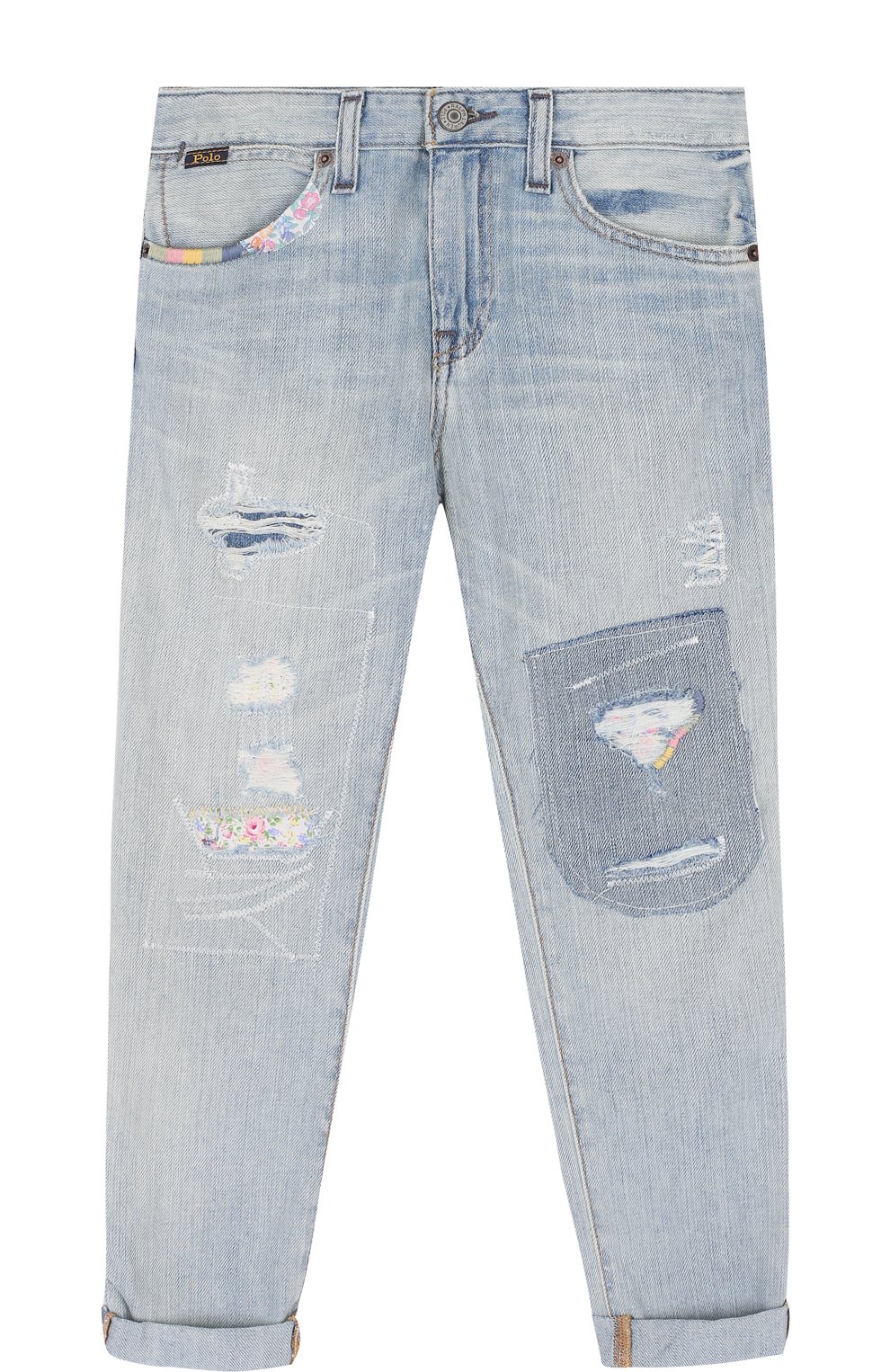 Джинсы с декоративными потертостями POLO RALPH LAUREN, арт. 313689953, фото 1